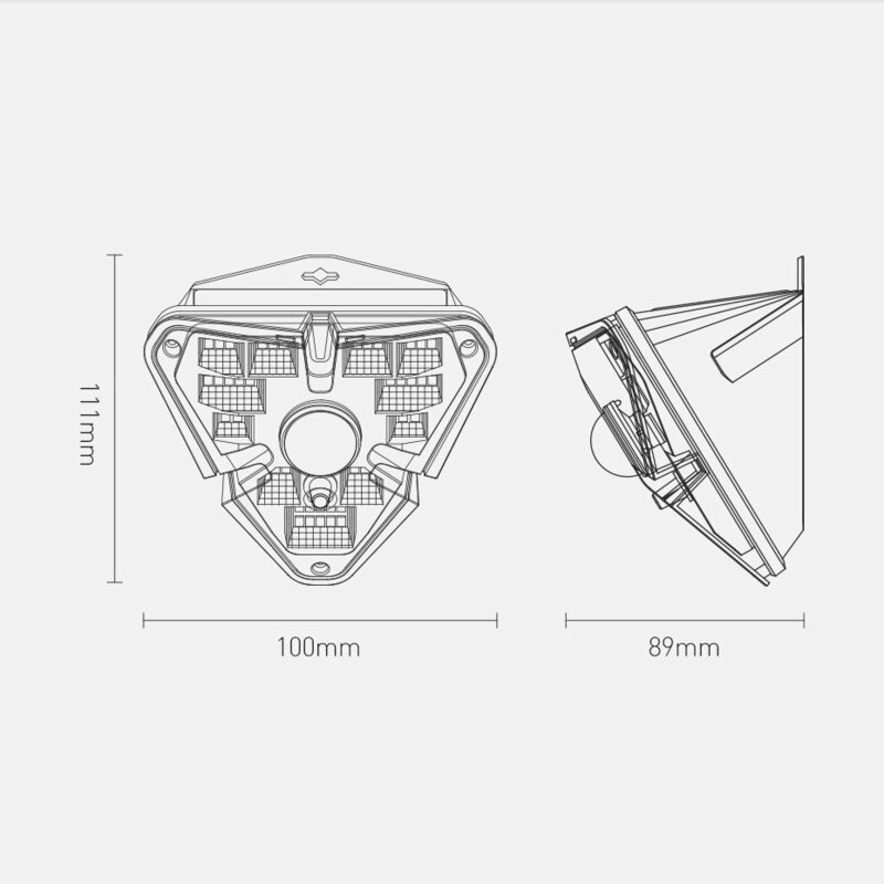 Lampa Solara LED Baseus De Perete Cu Senzor De Miscare - DGNEN-A01 - Negru