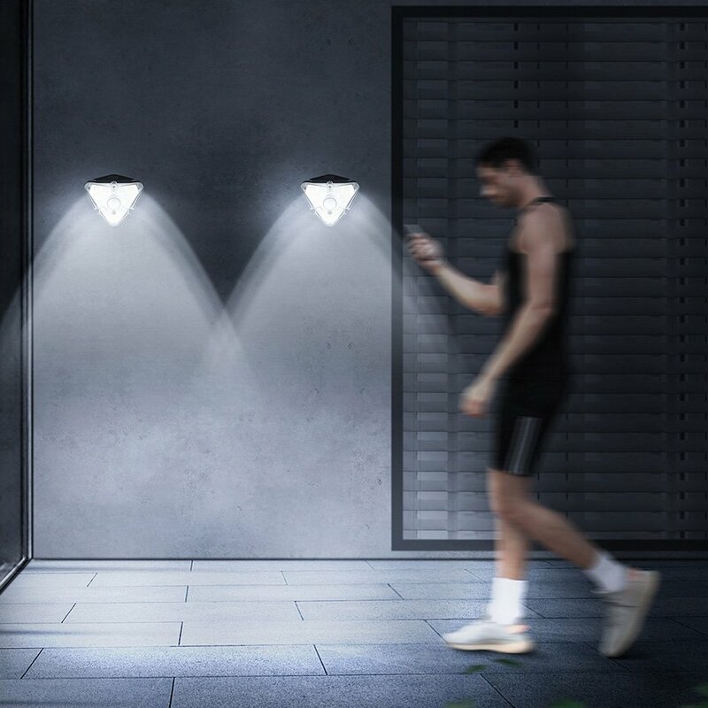 [Pachet 4x] Lampa Solara LED Baseus De Perete Cu Senzor De Miscare - DGNEN-B01 - Negru