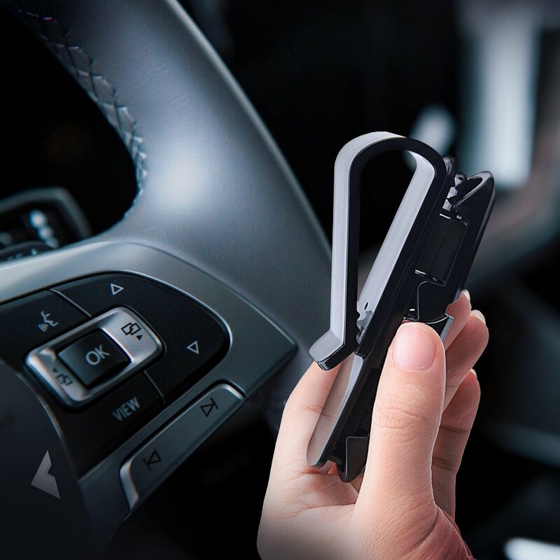 Suport Auto/Organizator Multifunctional Ochelari/Chei/Carti De Vizita - SD-1305 - Negru