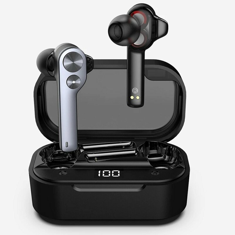 Casti In-Ear Uiisii TWS808 Wireless Cu Bluetooth Si Statie De Incarcare - Negru