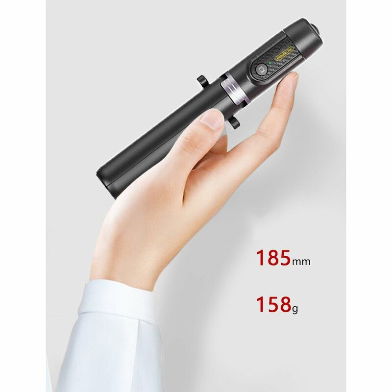 Suport Selfie Stick Remax RL-EP03 Mini-Tripod Bluetooth Cu Telecomanda - Negru