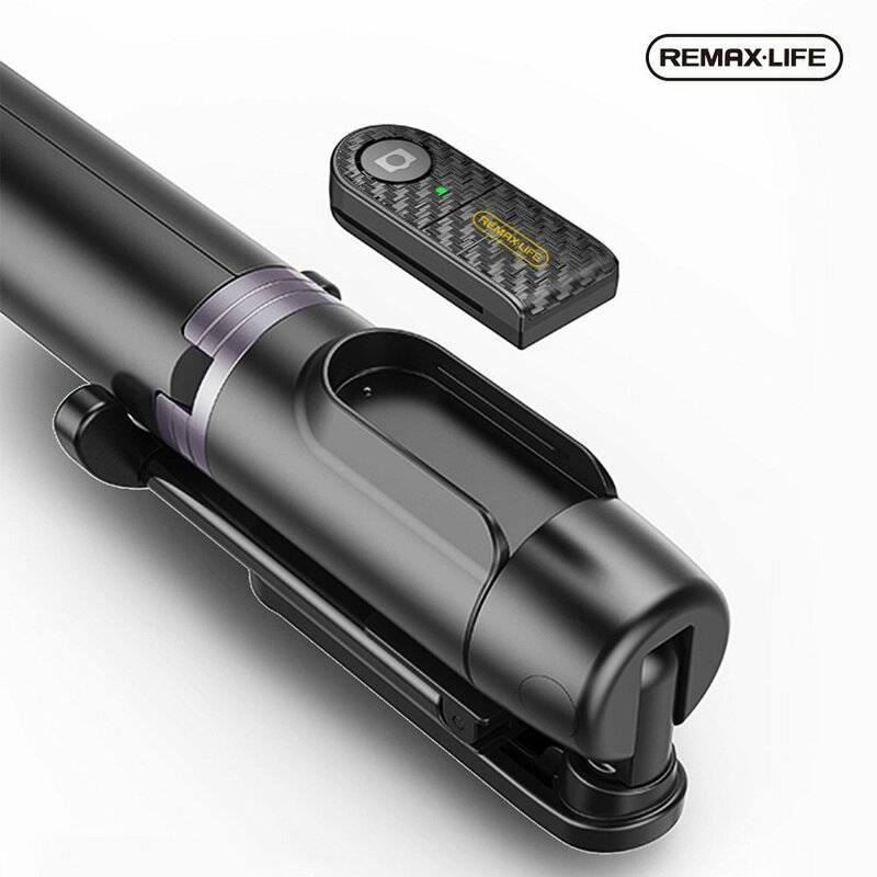 Suport Selfie Stick Remax RL-EP03 Mini-Tripod Bluetooth Cu Telecomanda - Negru