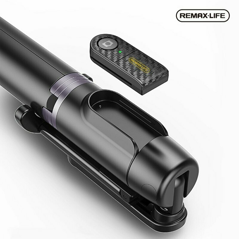 Suport Selfie Stick Remax RL-EP03 Mini-Tripod Bluetooth Cu Telecomanda - Alb