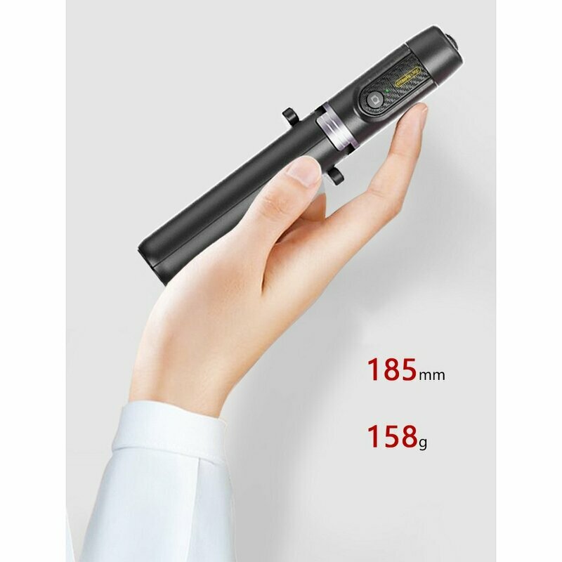 Suport Selfie Stick Remax RL-EP03 Mini-Tripod Bluetooth Cu Telecomanda - Alb