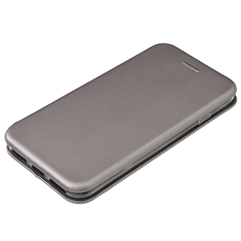 Husa iPhone 7 Flip Magnet Book Type - Grey