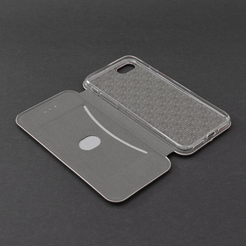 Husa iPhone 8 Flip Magnet Book Type - Grey