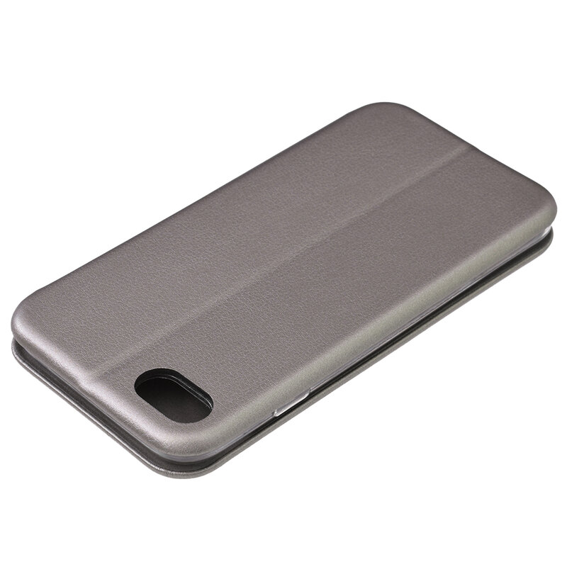 Husa iPhone SE 2, SE 2020 Flip Magnet Book Type - Grey