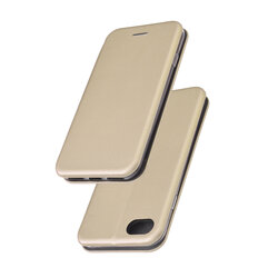 Husa iPhone 7 Flip Magnet Book Type - Gold