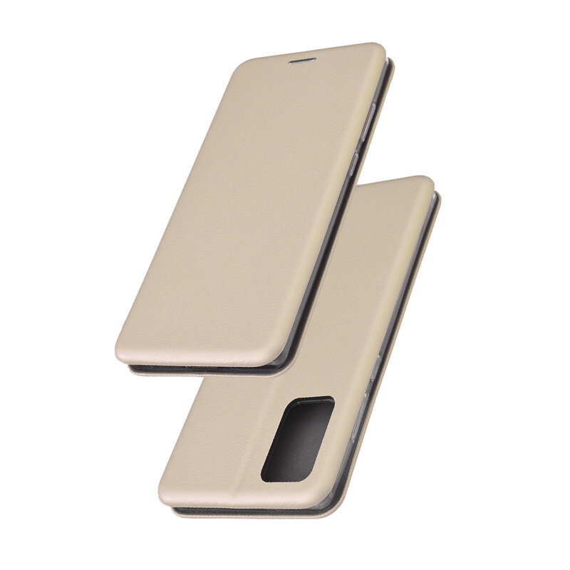 Husa Samsung Galaxy Note 20 Flip Magnet Book Type - Gold