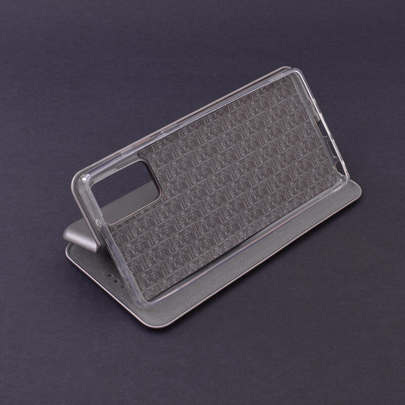 Husa Samsung Galaxy Note 20 5G Flip Magnet Book Type - Grey