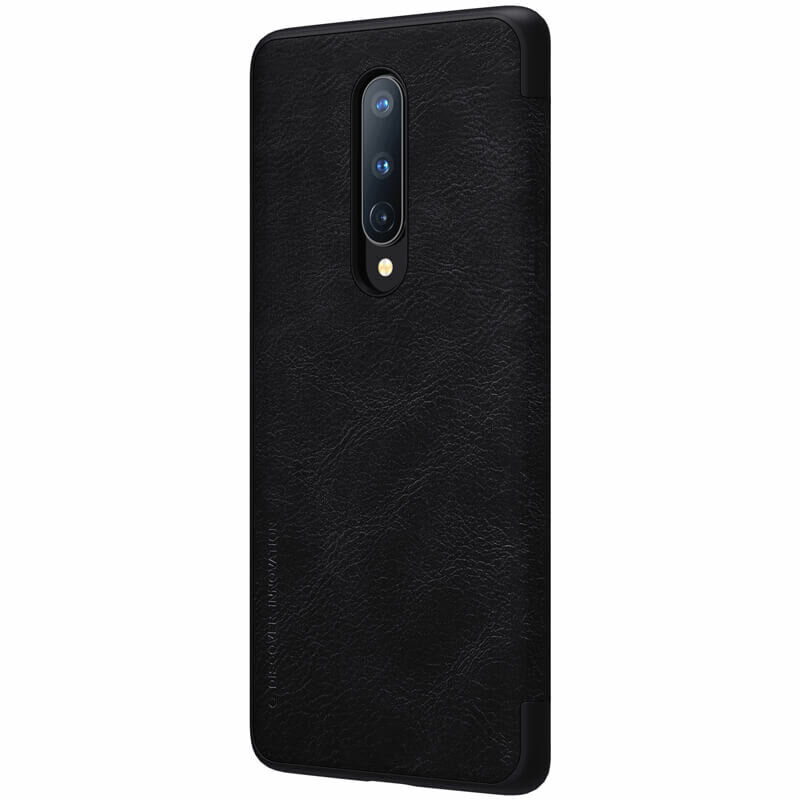Husa OnePlus 8 Nillkin QIN Leather, negru