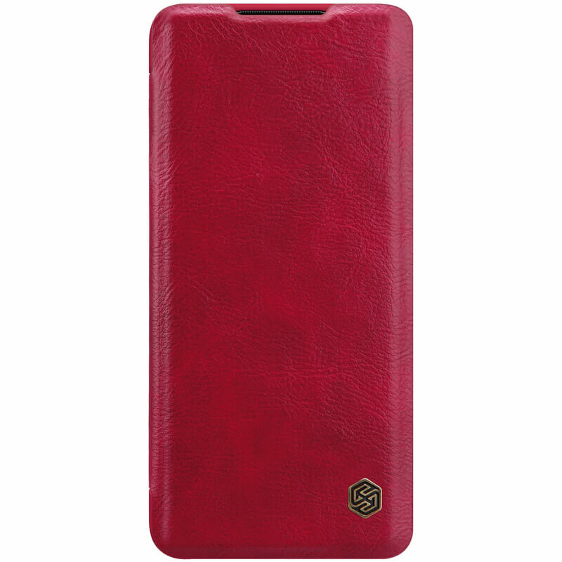Husa Xiaomi Redmi Note 9S Nillkin QIN Leather, rosu