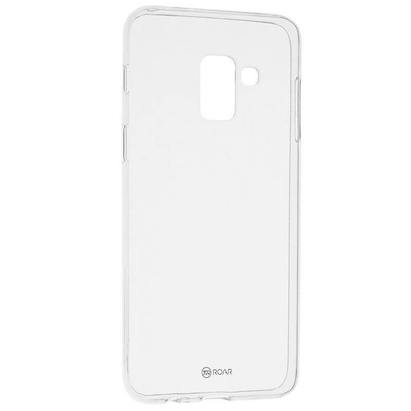 Husa Samsung Galaxy A8 2018 A530 Roar Colorful Jelly Case - Transparent
