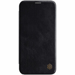 Husa iPhone 12 mini Nillkin QIN Leather, negru