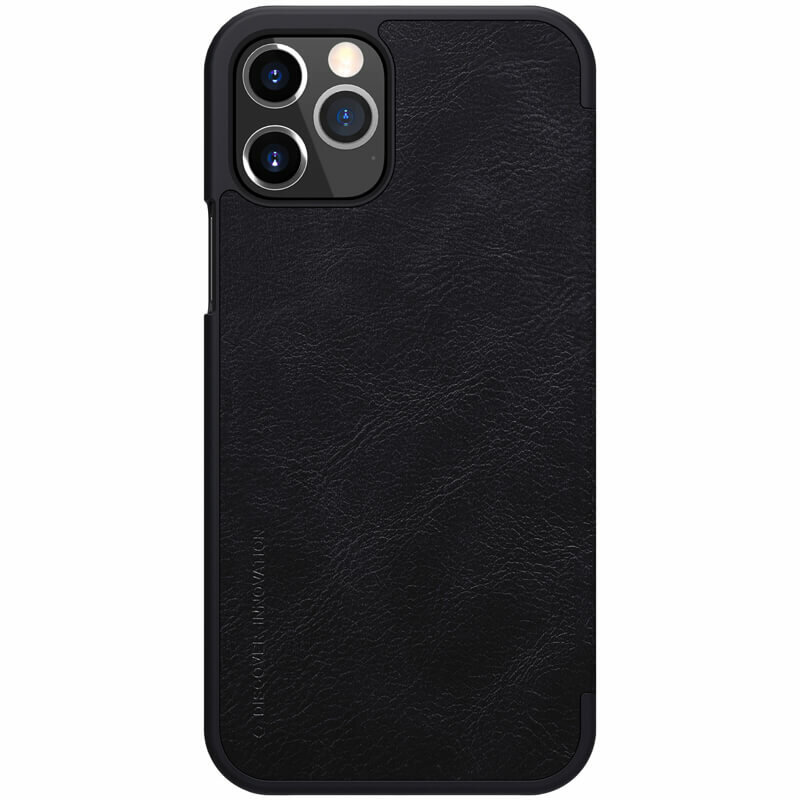 Husa iPhone 12 Pro Nillkin QIN Leather, negru