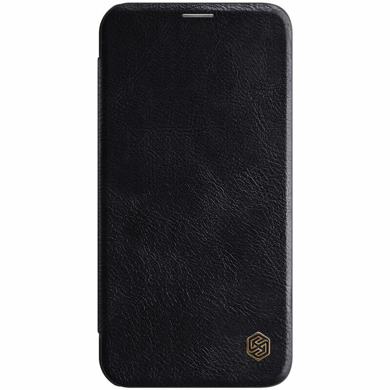Husa iPhone 12 Pro Max Nillkin QIN Leather, negru