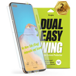 [Pachet 2x] Folie Huawei P40 Ringke Dual Easy Wing Self Dust Removal - Clear