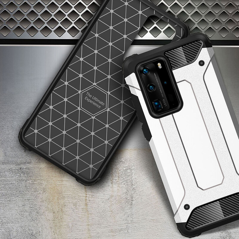 Husa Huawei P40 Pro Techsuit Hybrid Armor, negru