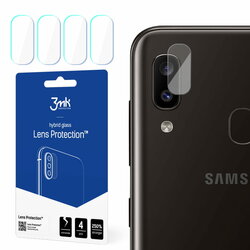 [Pachet 4x] Sticla flexibila camera Samsung Galaxy A20e 3MK Lens - Clear