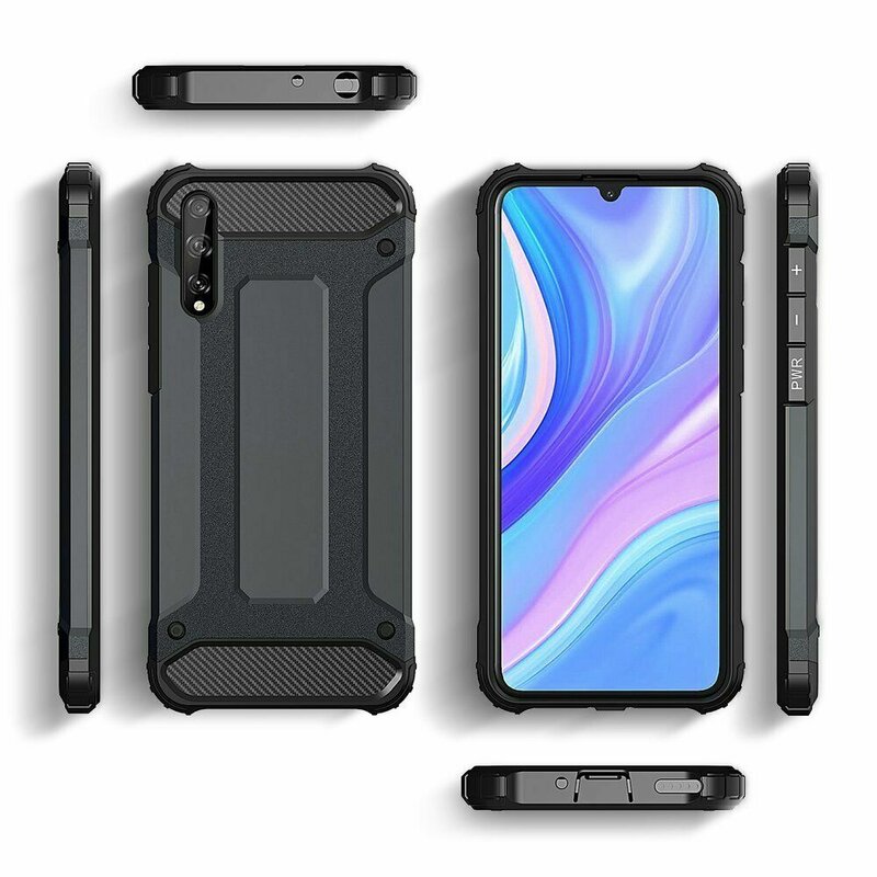 Husa Huawei P Smart S / Y8p Techsuit Hybrid Armor, negru