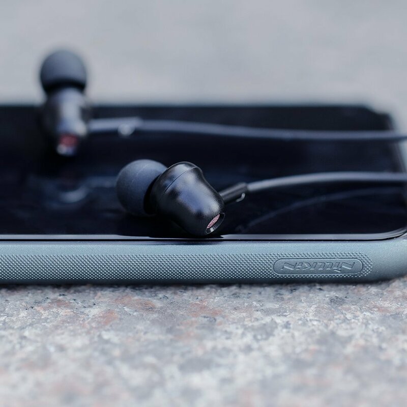 Casti In-Ear Nillkin Soulmate E4 Wireless Cu Bluetooth Si Suport Pentru Gat - Rosu