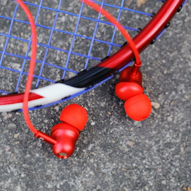 Casti In-Ear Nillkin Soulmate E4 Wireless Cu Bluetooth Si Suport Pentru Gat - Rosu