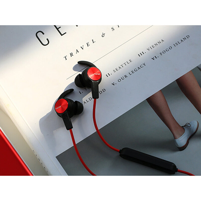 Casti In-Ear Originale Huawei AM61 Sport Wireless cu Bluetooth - Rosu