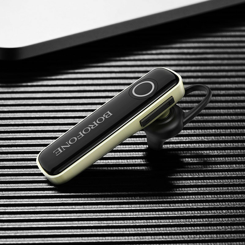 Casca Bluetooth Universala Wireless Borofone BC24 Cu Microfon - Negru-Auriu