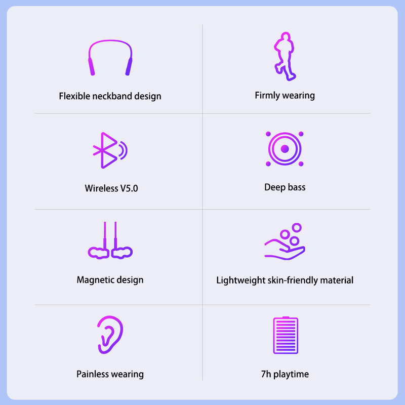 Casti In-Ear Nillkin Soulmate E4 Wireless Cu Bluetooth Si Suport Pentru Gat - Alb