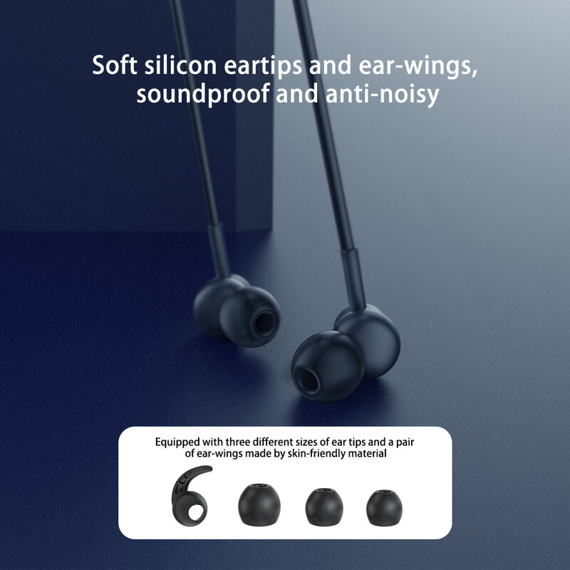 Casti In-Ear Nillkin Soulmate E4 Wireless Cu Bluetooth Si Suport Pentru Gat - Alb