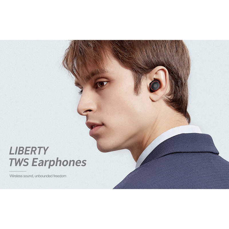 Casti In-Ear Nillkin Liberty Pro True Wireless Cu Statie De Incarcare - Auriu