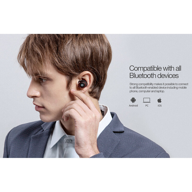 Casti In-Ear Nillkin Liberty Pro True Wireless Cu Statie De Incarcare - Auriu