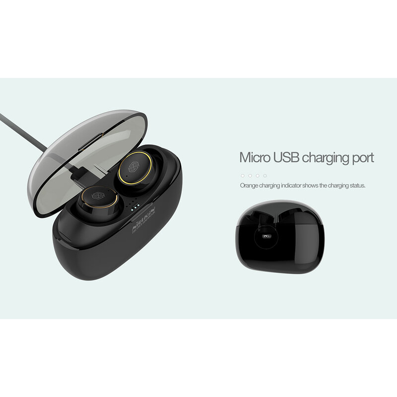 Casti In-Ear Nillkin Liberty Pro True Wireless Cu Statie De Incarcare - Auriu