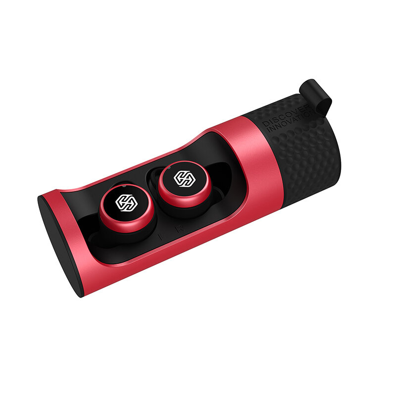 Casti In-Ear Nillkin Go TW004 True Wireless Cu Statie De Incarcare - Rosu