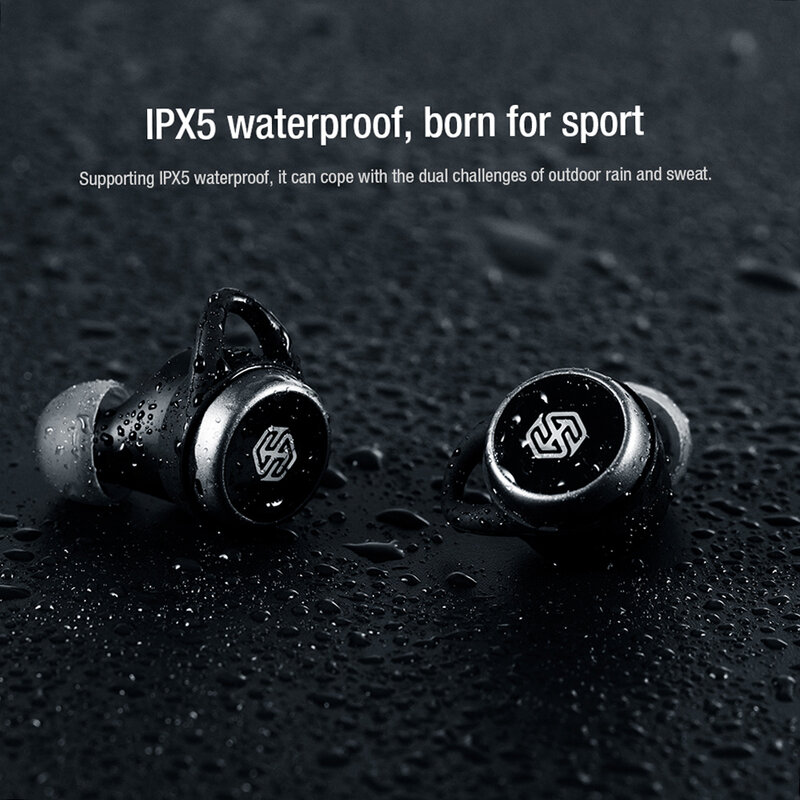 Casti In-Ear Nillkin Go TW004 True Wireless Cu Statie De Incarcare - Rosu