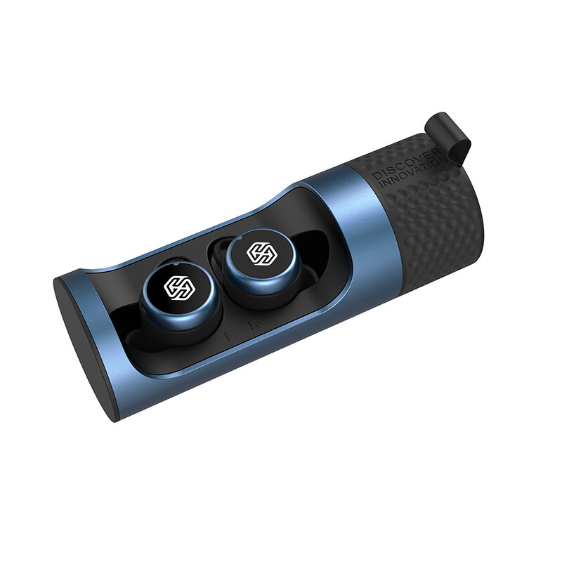 Casti In-Ear Nillkin Go TW004 True Wireless Cu Statie De Incarcare - Albastru