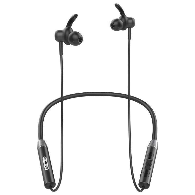 Casti In-Ear Nillkin Soulmate E4 Wireless Cu Bluetooth Si Suport Pentru Gat - Negru