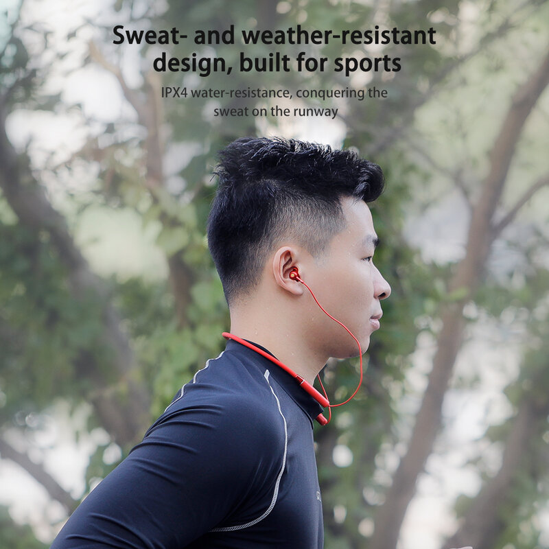 Casti In-Ear Nillkin Soulmate E4 Wireless Cu Bluetooth Si Suport Pentru Gat - Negru