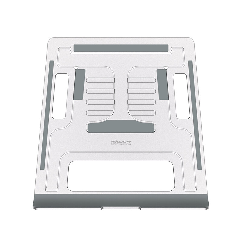 Suport Laptop Nillkin FlexDesk Ajustabil Universal Din Aluminiu Si Silicon - Argintiu