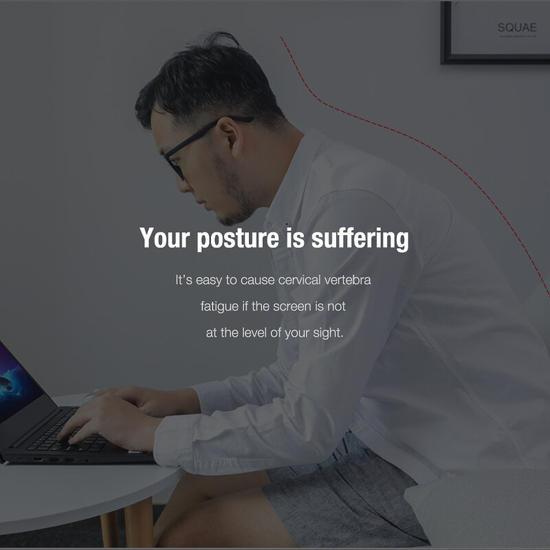 Suport Laptop Nillkin FlexDesk Ajustabil Universal Din Aluminiu Si Silicon - Argintiu