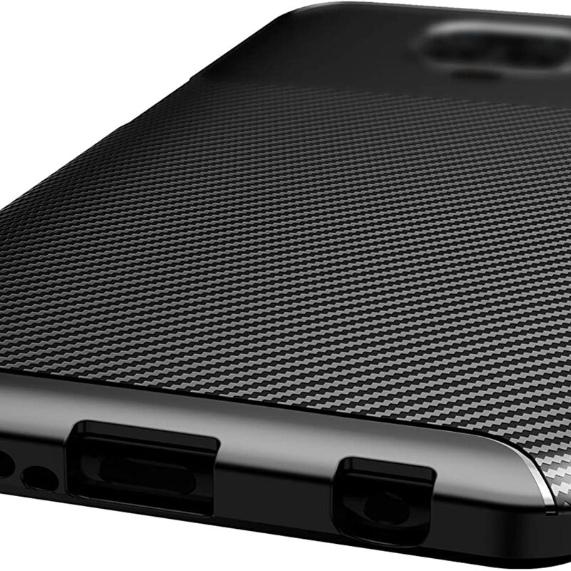 Husa Xiaomi Redmi Note 9 Pro Carbon Fiber Skin - Albastru