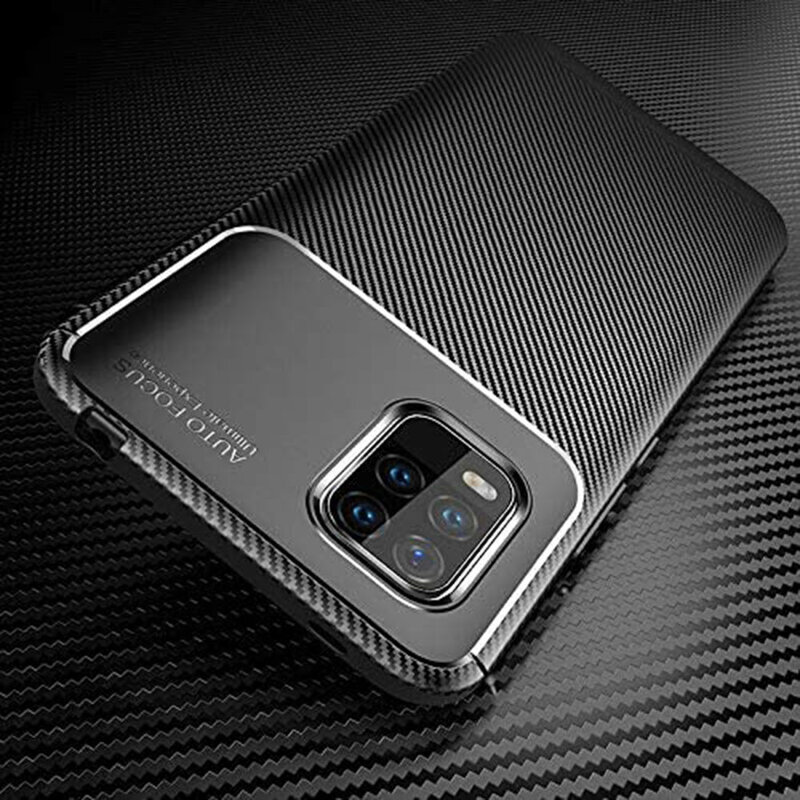 Husa Xiaomi Mi 10 Lite Carbon Fiber Skin - Negru