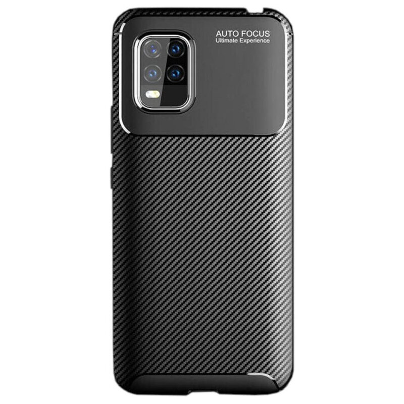 Husa Xiaomi Mi 10 Lite Carbon Fiber Skin - Negru