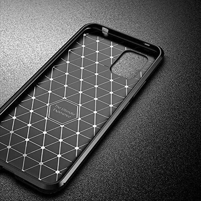 Husa Xiaomi Mi 10 Lite Carbon Fiber Skin - Negru