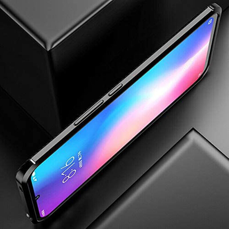 Husa Xiaomi Mi 10 Lite Carbon Fiber Skin - Albastru