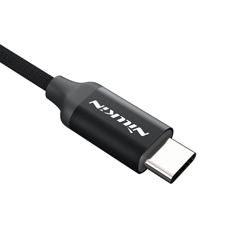 Adaptor Audio Nillkin NH1, DAC Chip, convertor Type-C la Jack 3.5mm, negru