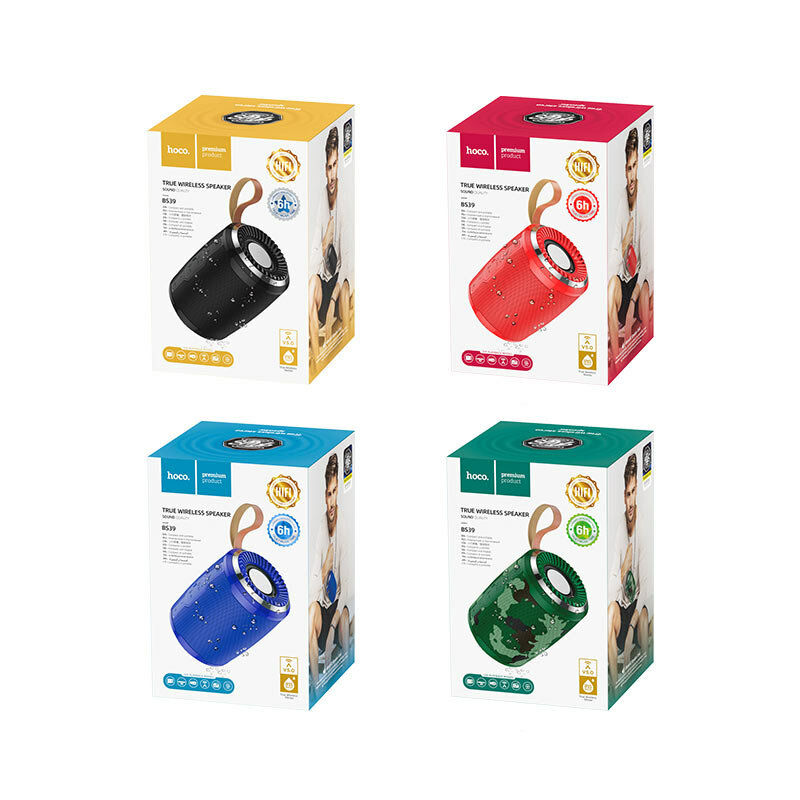 Boxa portabila Bluetooth wireless Hoco BS39, rosu