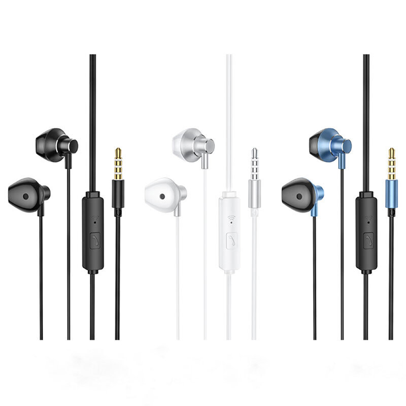 Casti In-Ear Hoco M75 Belle Cu Fir Si Microfon Universale 3.5mm - Negru