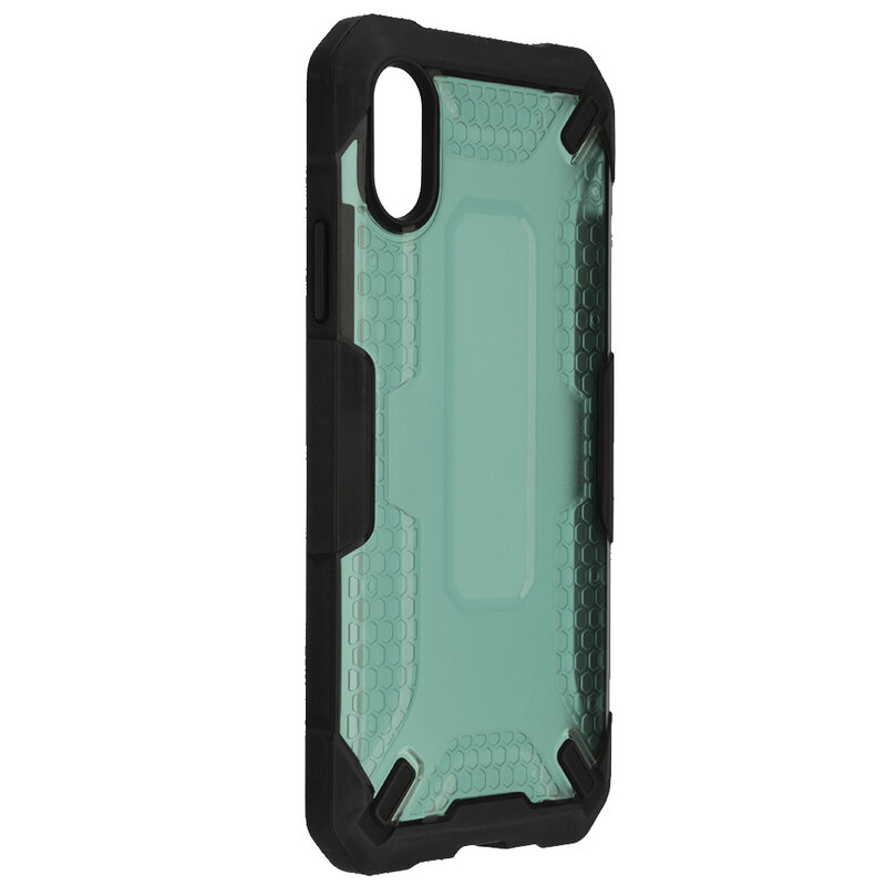Husa iPhone X, iPhone 10 Mobster Decoil Series - Verde Inchis