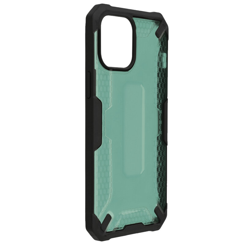 Husa iPhone 12 Pro Max Mobster Decoil Series - Verde Inchis